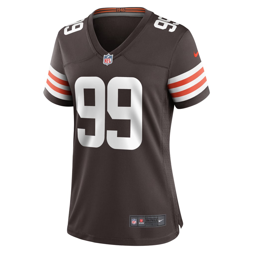 Women's Cleveland Browns Za'Darius Smith Nike Brown Team Game Jersey - Image 3