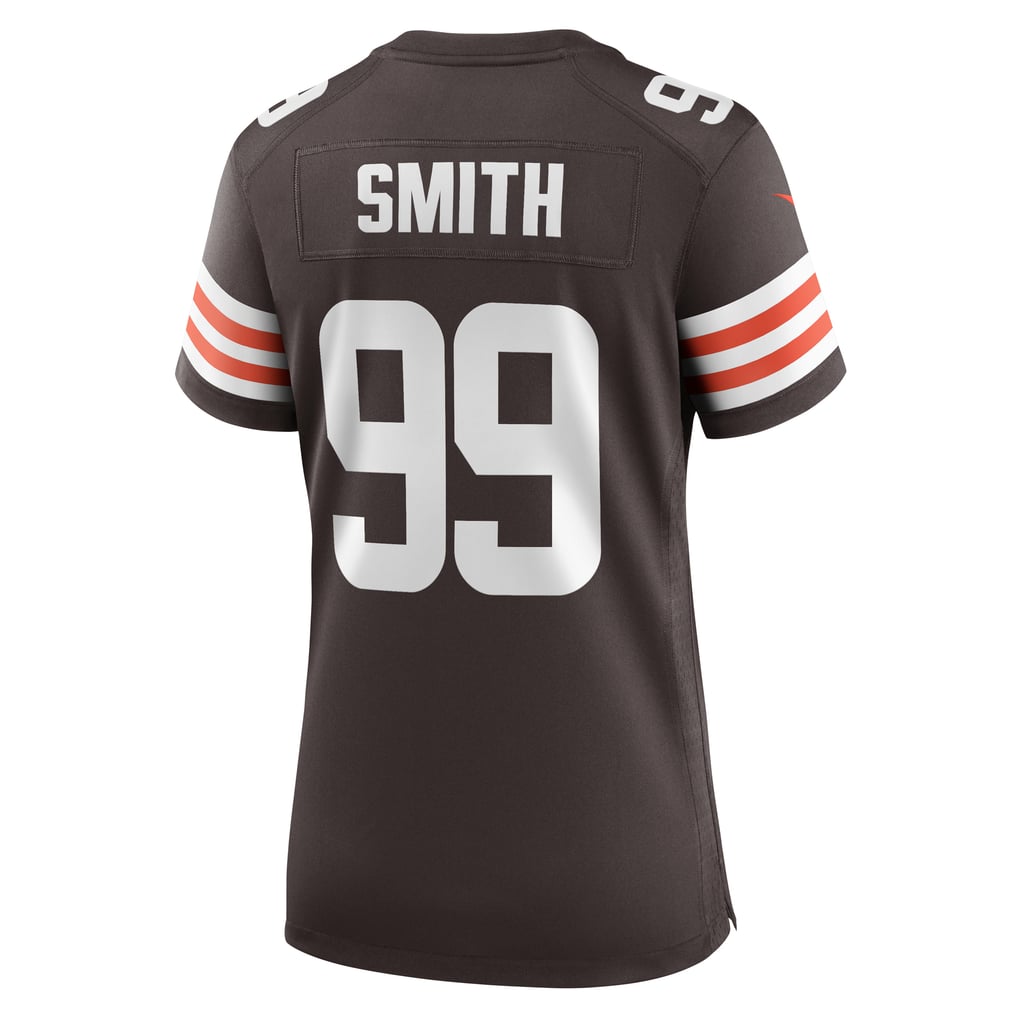Women's Cleveland Browns Za'Darius Smith Nike Brown Team Game Jersey - Image 4