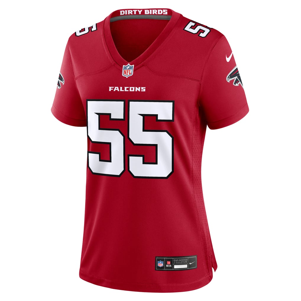 Women's Atlanta Falcons Za'Darius Smith Nike Red Team Game Jersey
