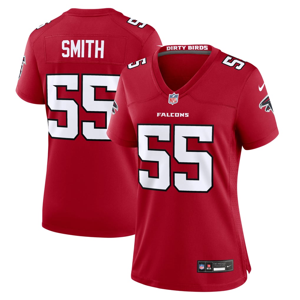 Women's Atlanta Falcons Za'Darius Smith Nike Red Team Game Jersey