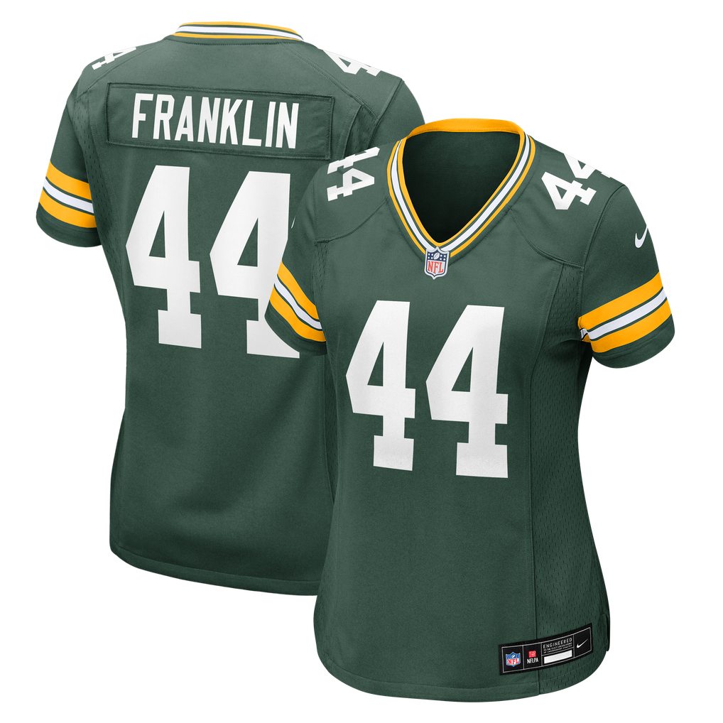 Women's Green Bay Packers Zaire Franklin Nike  Green Team Game Jersey - Image 1