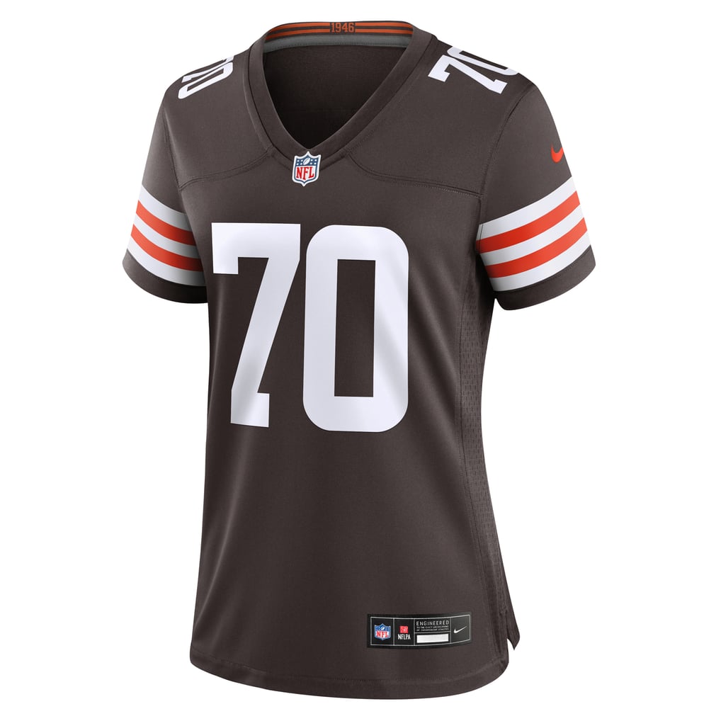 Women's Cleveland Browns Zak Zinter Nike Brown Game Jersey - Image 3