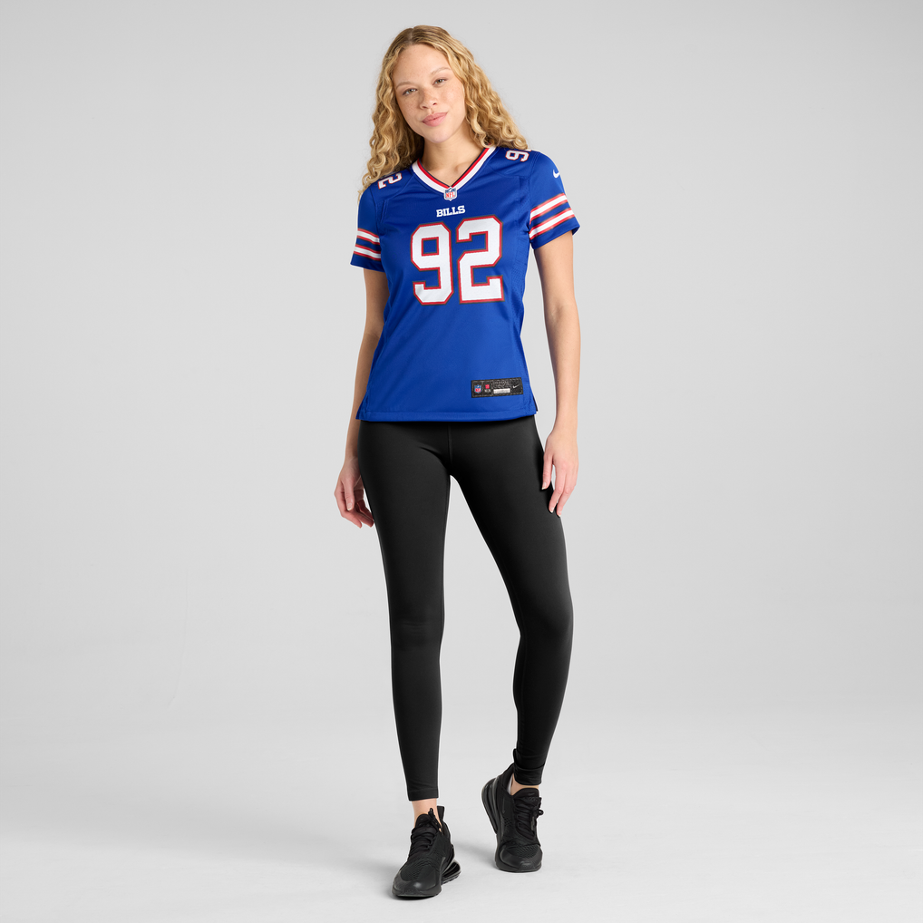 Women's Buffalo Bills Zane Durant Nike  Royal Team Game Jersey - Image 3