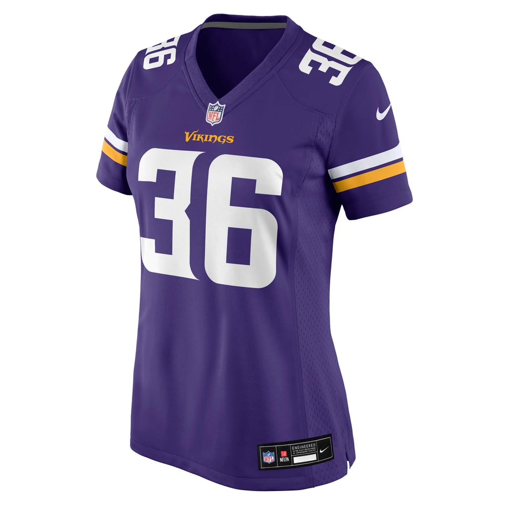 Women's Minnesota Vikings Zavier Scott Nike  Purple Team Game Jersey - Image 3