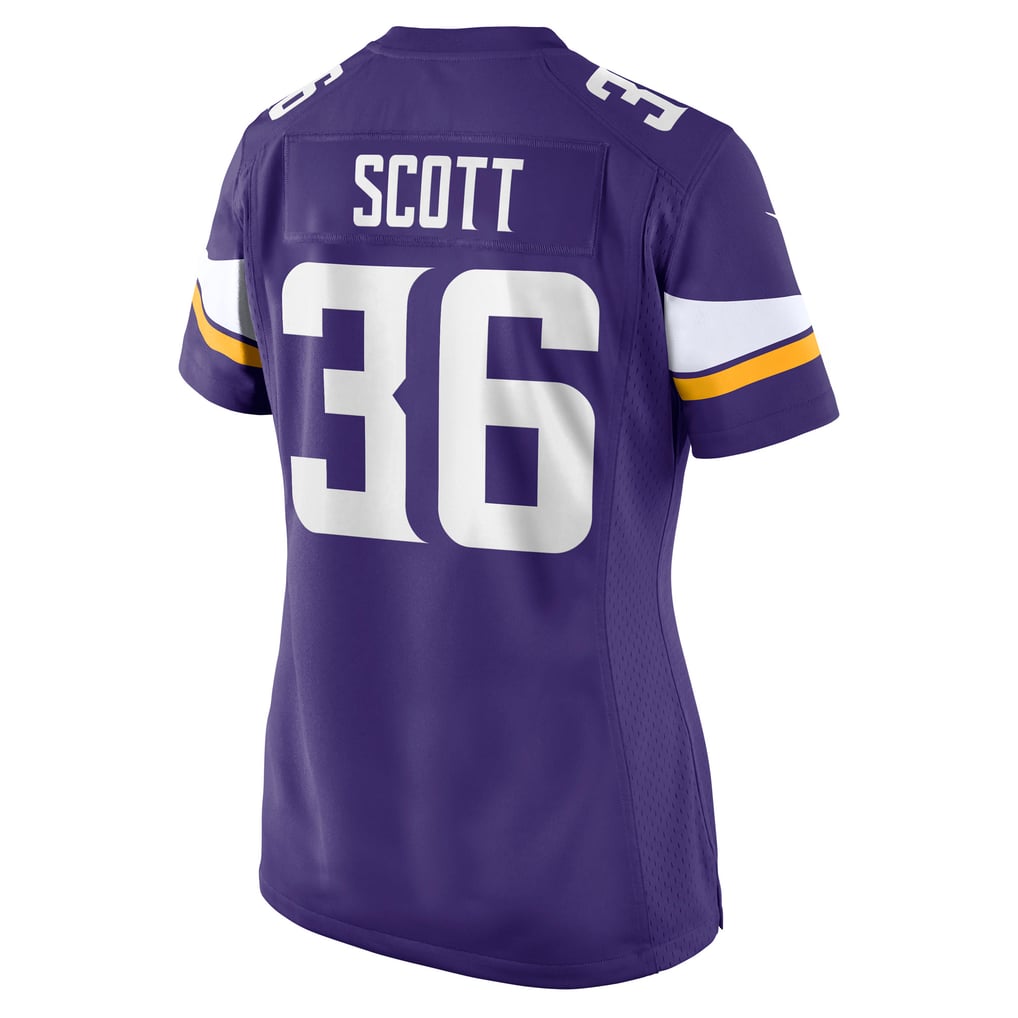 Women's Minnesota Vikings Zavier Scott Nike  Purple Team Game Jersey - Image 4