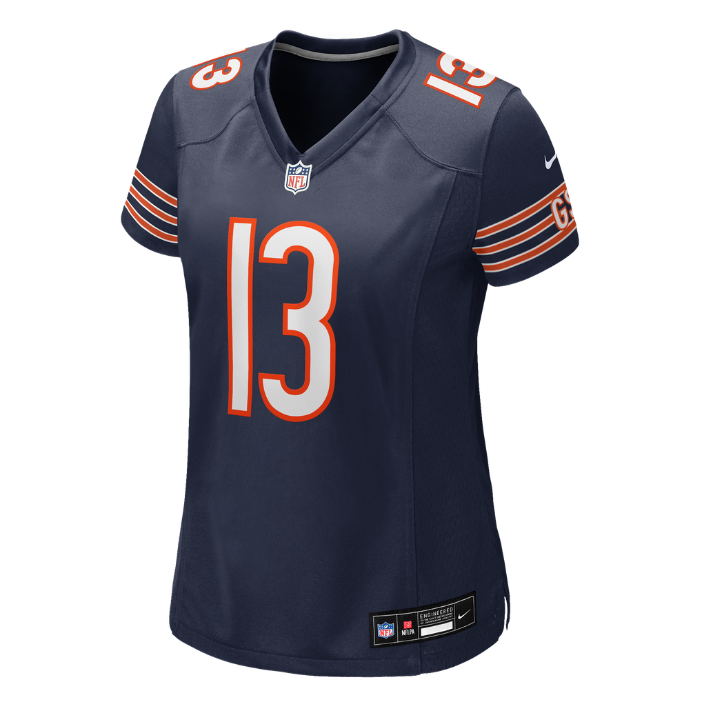 Women's Chicago Bears Zavion Thomas Nike Navy Team Game Jersey - Image 7
