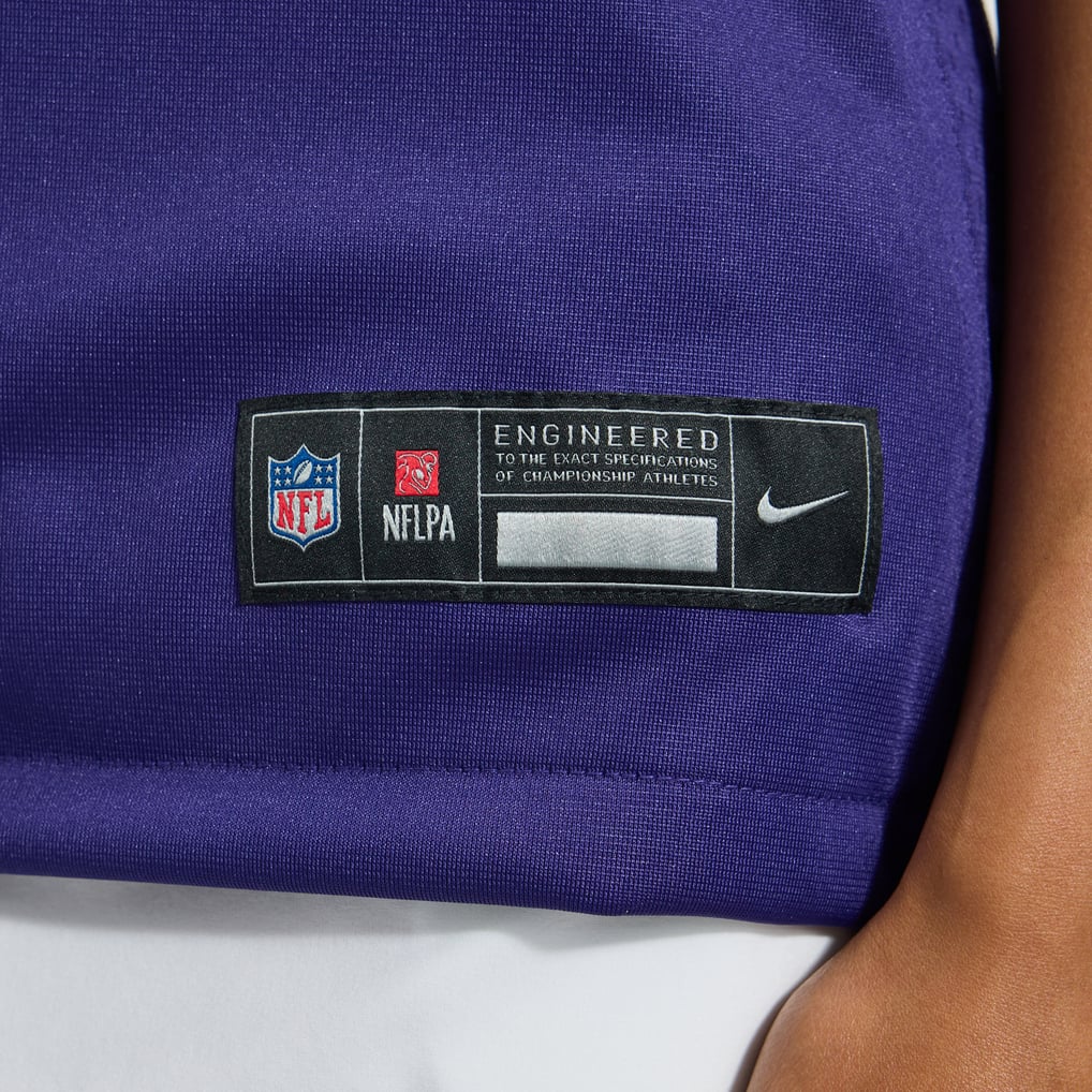 Women's Baltimore Ravens Zay Flowers Nike Purple Team Game Jersey