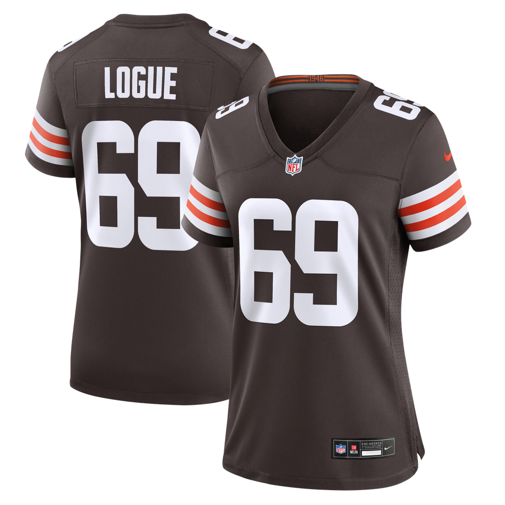 Women's Cleveland Browns Zion Logue Nike Brown Team Game Jersey - Image 2
