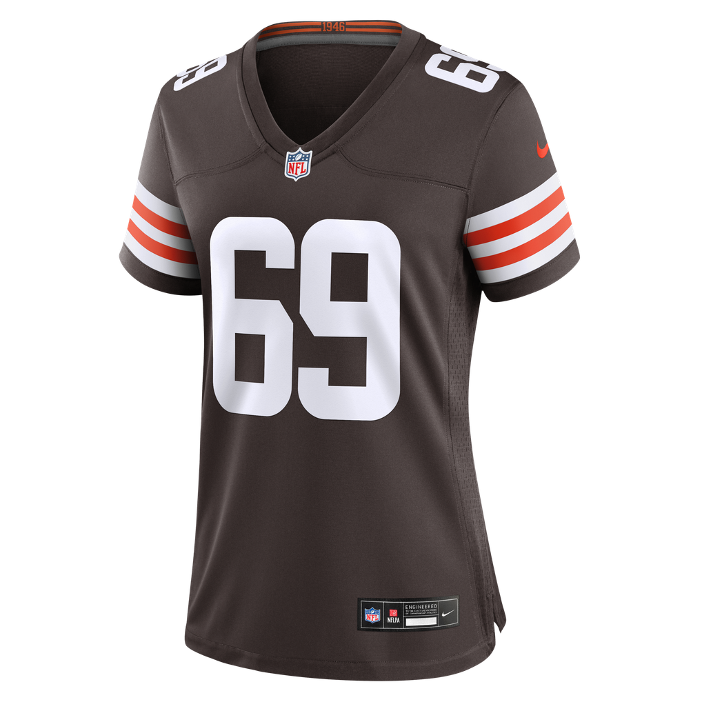 Women's Cleveland Browns Zion Logue Nike Brown Team Game Jersey - Image 7