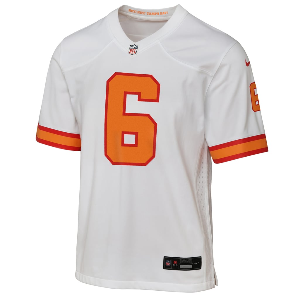 Youth '76 Tampa Bay Buccaneers Baker Mayfield White  Game Jersey - Image 3
