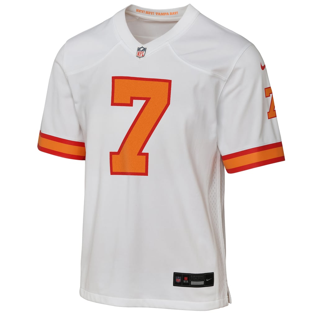 Youth '76 Tampa Bay Buccaneers Bucky Irving White  Game Jersey - Image 3