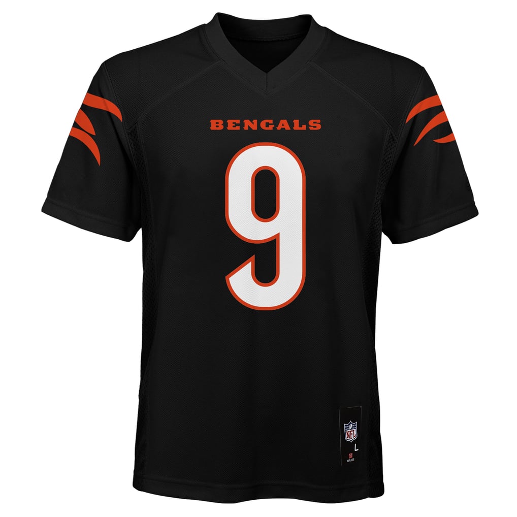 Youth Cincinnati Bengals Joe Burrow Black Replica Jersey - Image 3
