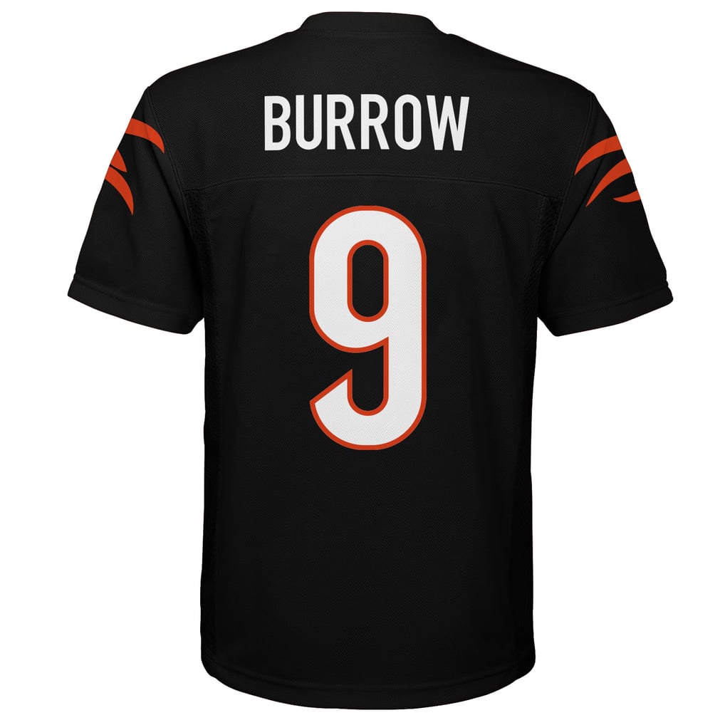 Youth Cincinnati Bengals Joe Burrow Black Replica Jersey - Image 4