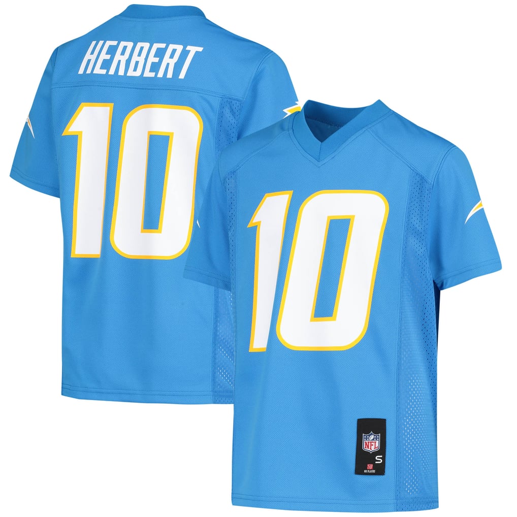 Youth Los Angeles Chargers Justin Herbert Powder Blue Replica Jersey - Image 2
