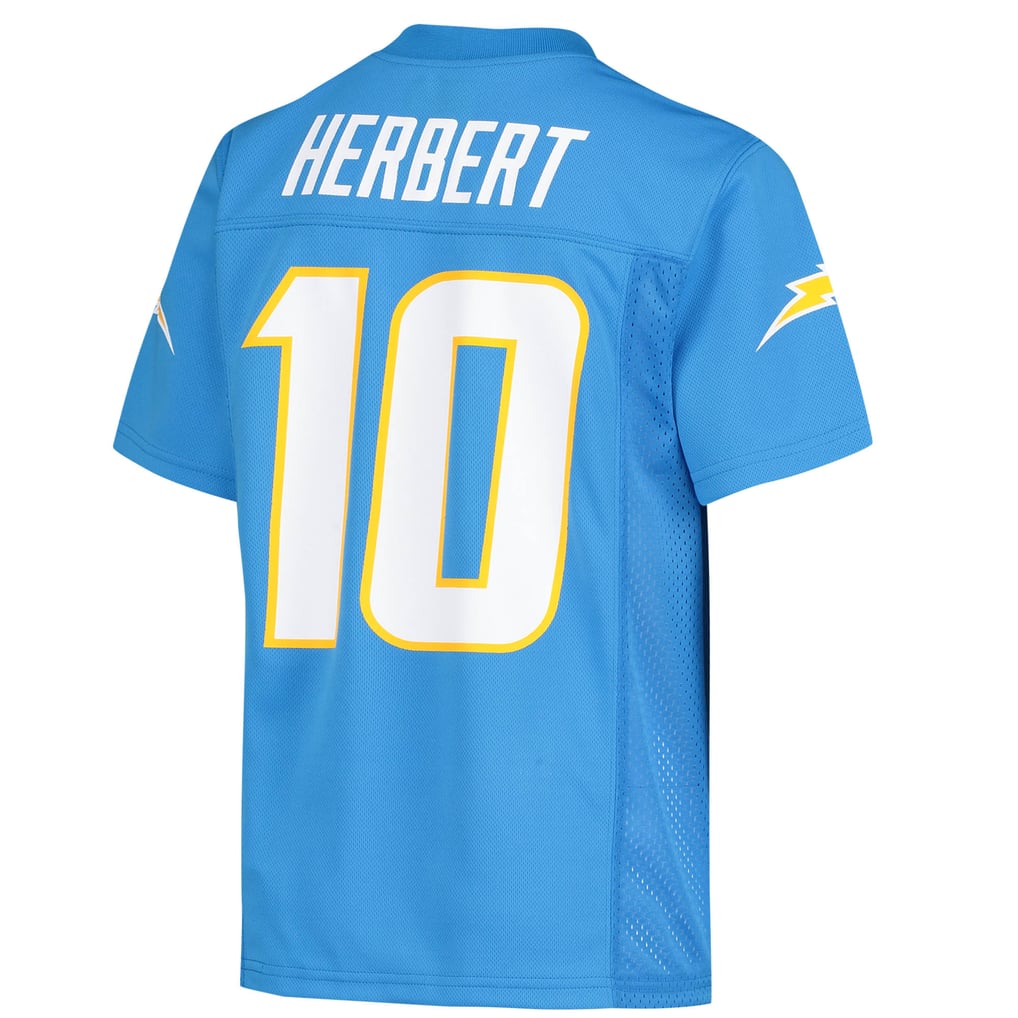 Youth Los Angeles Chargers Justin Herbert Powder Blue Replica Jersey - Image 4