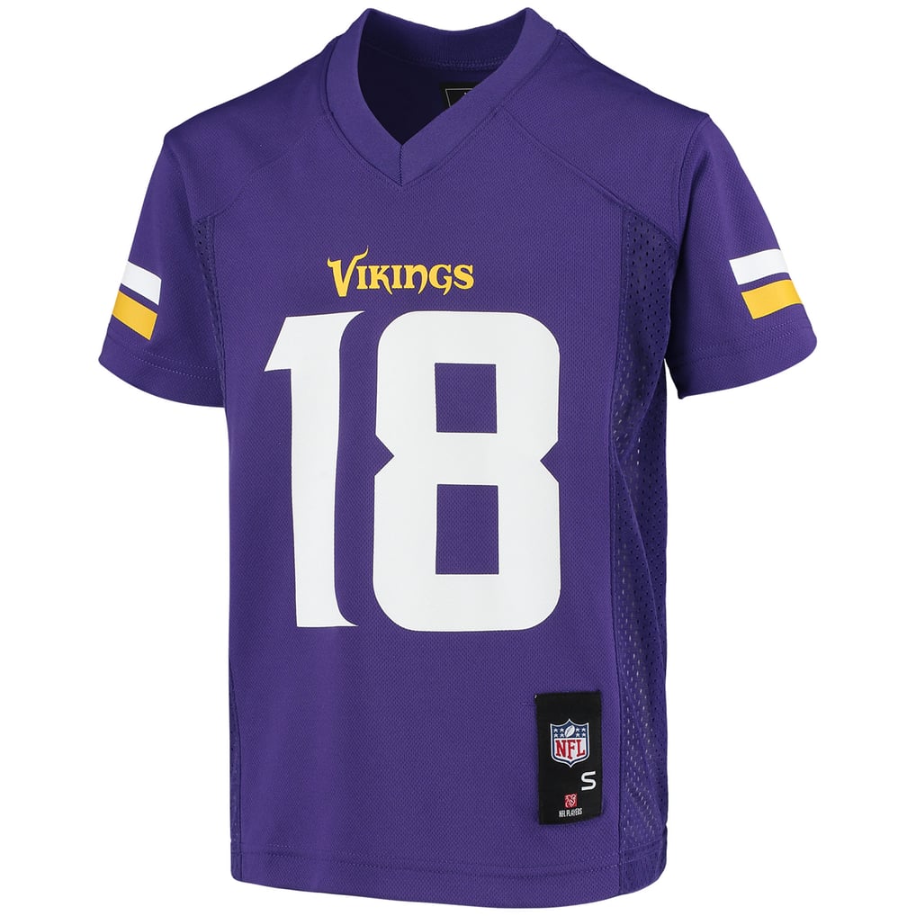 Youth Minnesota Vikings Justin Jefferson Purple Replica Jersey - Image 3