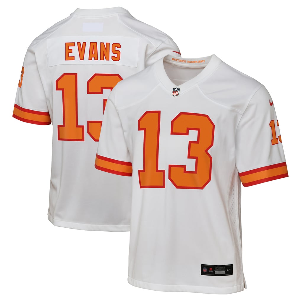 Youth '76 Tampa Bay Buccaneers Mike Evans White  Game Jersey - Image 1