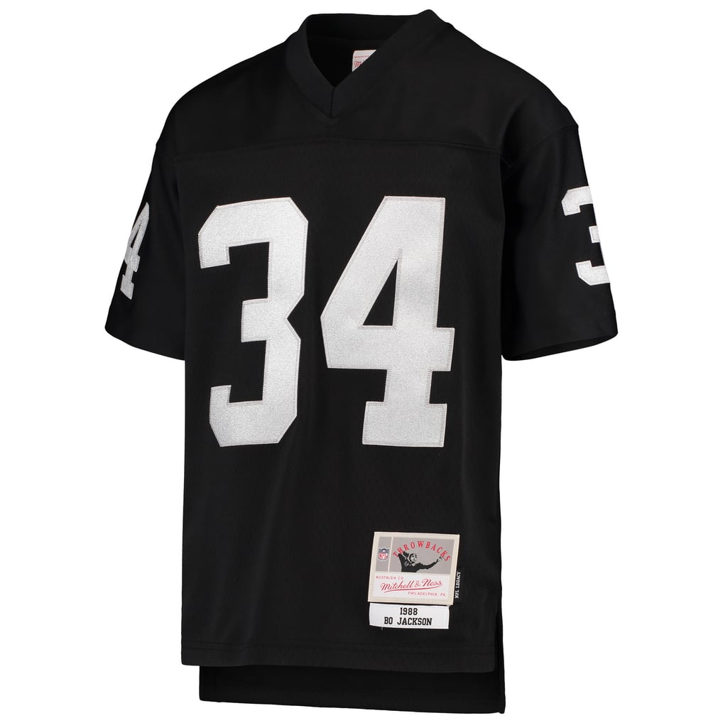 Youth Las Vegas Raiders Bo Jackson Mitchell & Ness Black 1988 Legacy Retired Player Jersey - Image 3