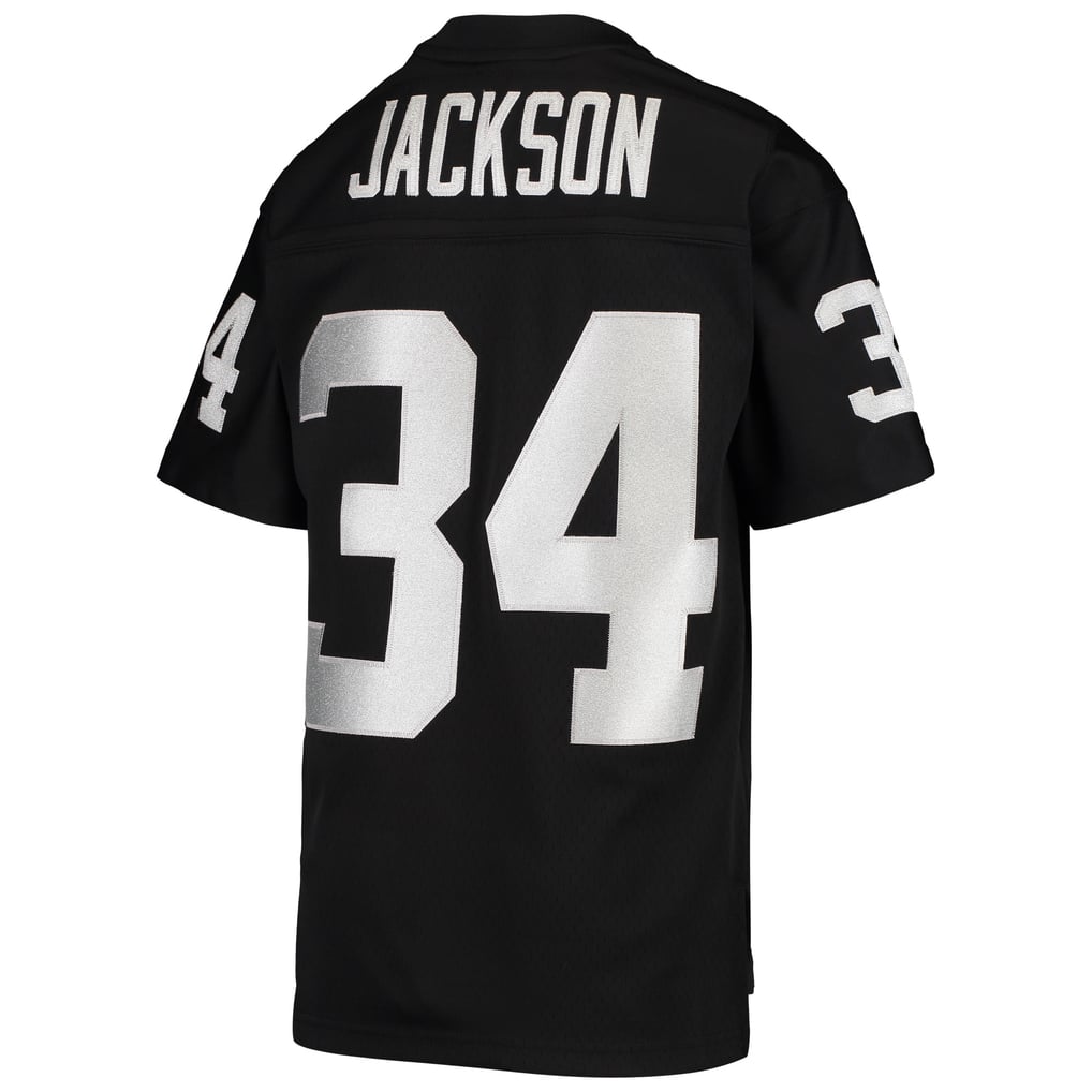 Youth Las Vegas Raiders Bo Jackson Mitchell & Ness Black 1988 Legacy Retired Player Jersey - Image 4