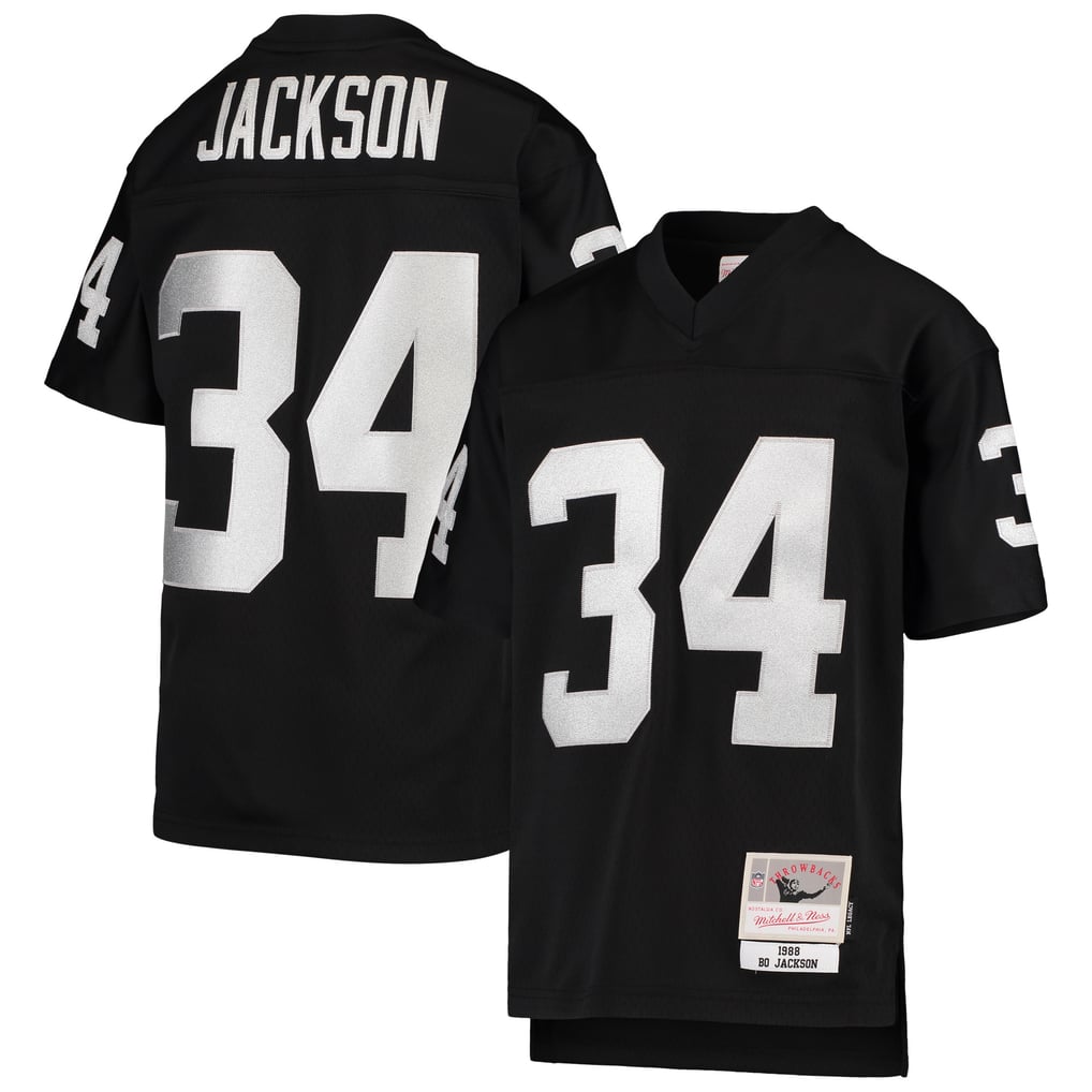 Youth Las Vegas Raiders Bo Jackson Mitchell & Ness Black 1988 Legacy Retired Player Jersey - Image 1