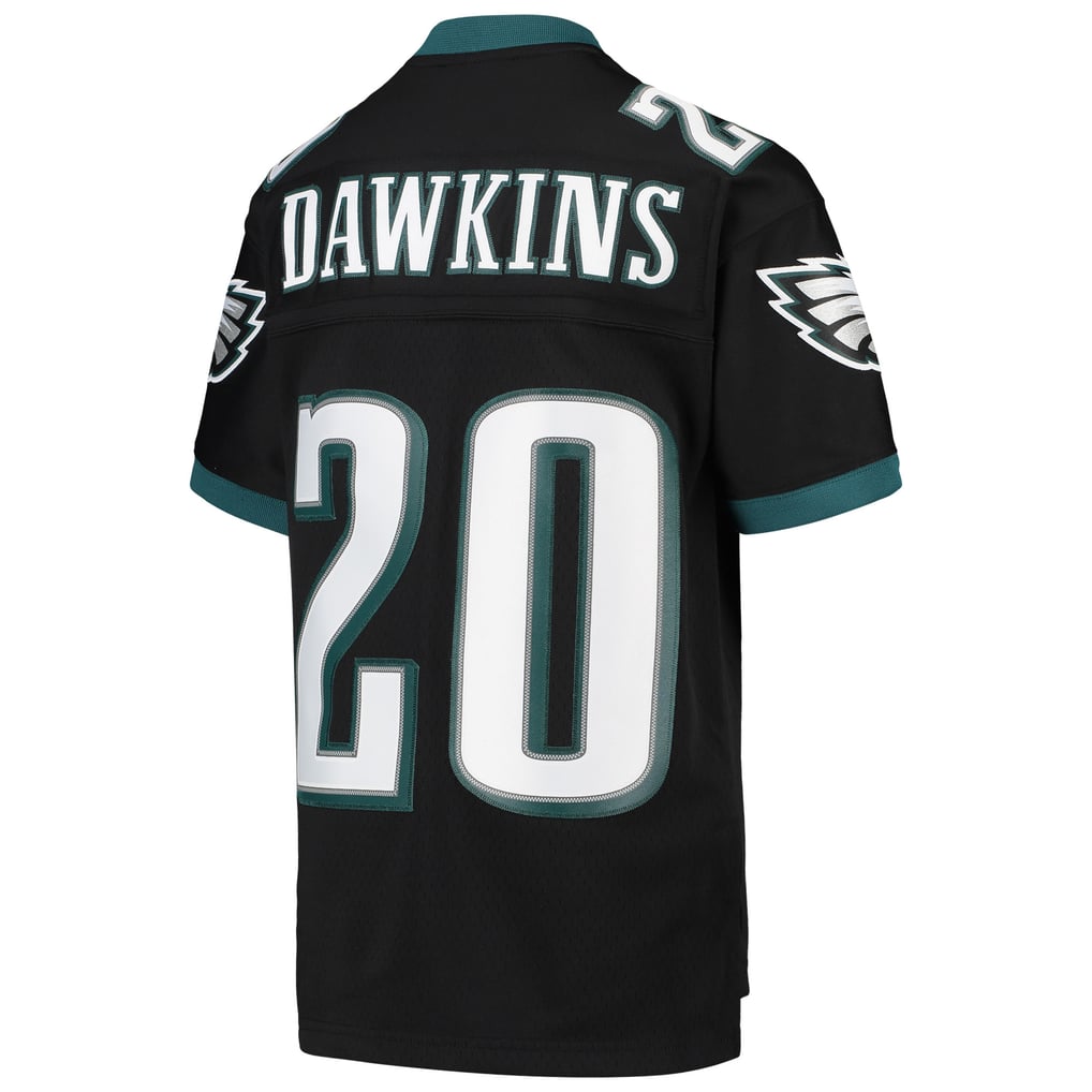 Youth Philadelphia Eagles Brian Dawkins Mitchell & Ness Black 2004 Legacy Retired Player Jersey - Image 4