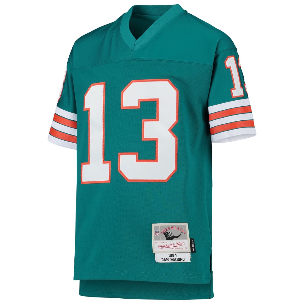 Youth Miami Dolphins Dan Marino Mitchell & Ness Aqua 1984 Legacy Retired Player Jersey - Image 3
