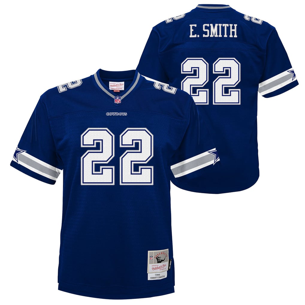 Youth Dallas Cowboys Emmitt Smith Mitchell & Ness Navy 1996 Legacy Jersey - Image 2