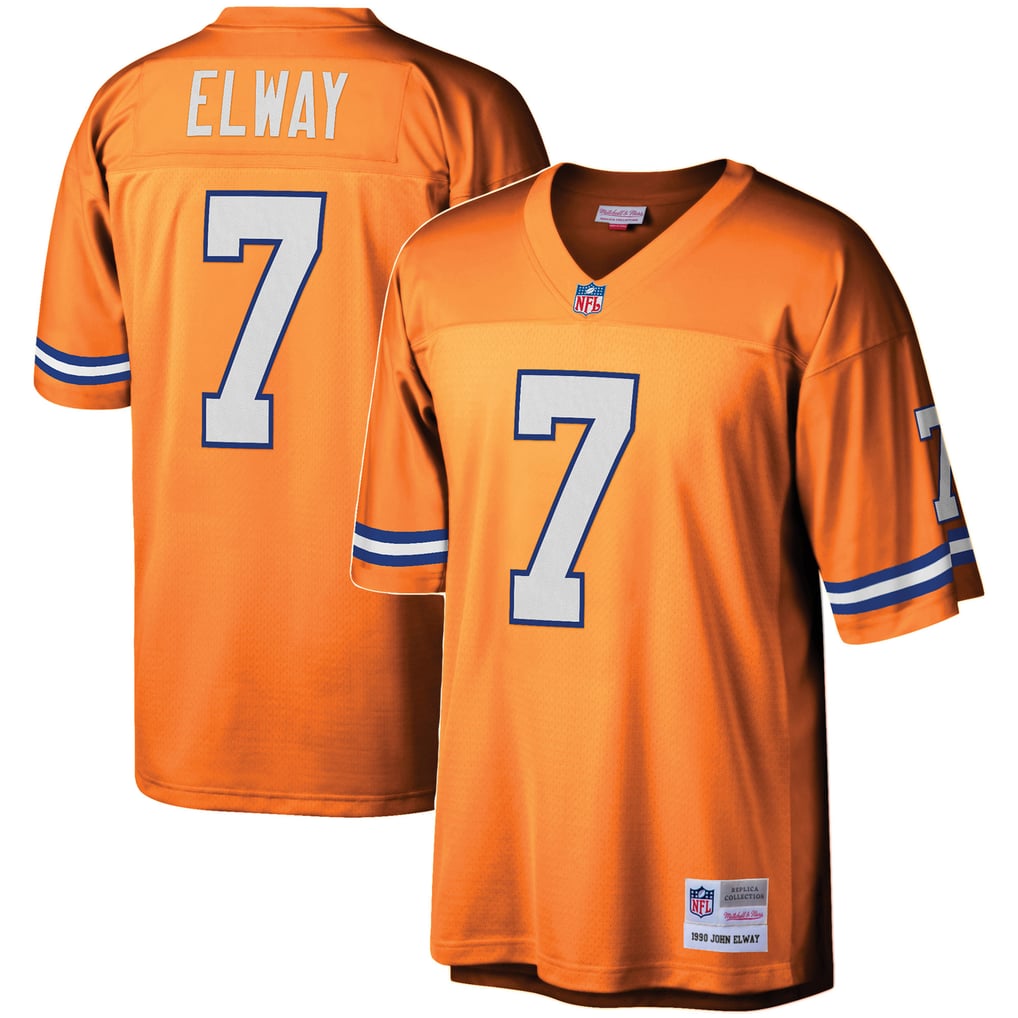 Youth Denver Broncos John Elway Mitchell & Ness Orange 1990 Legacy Retired Player Jersey - Image 2