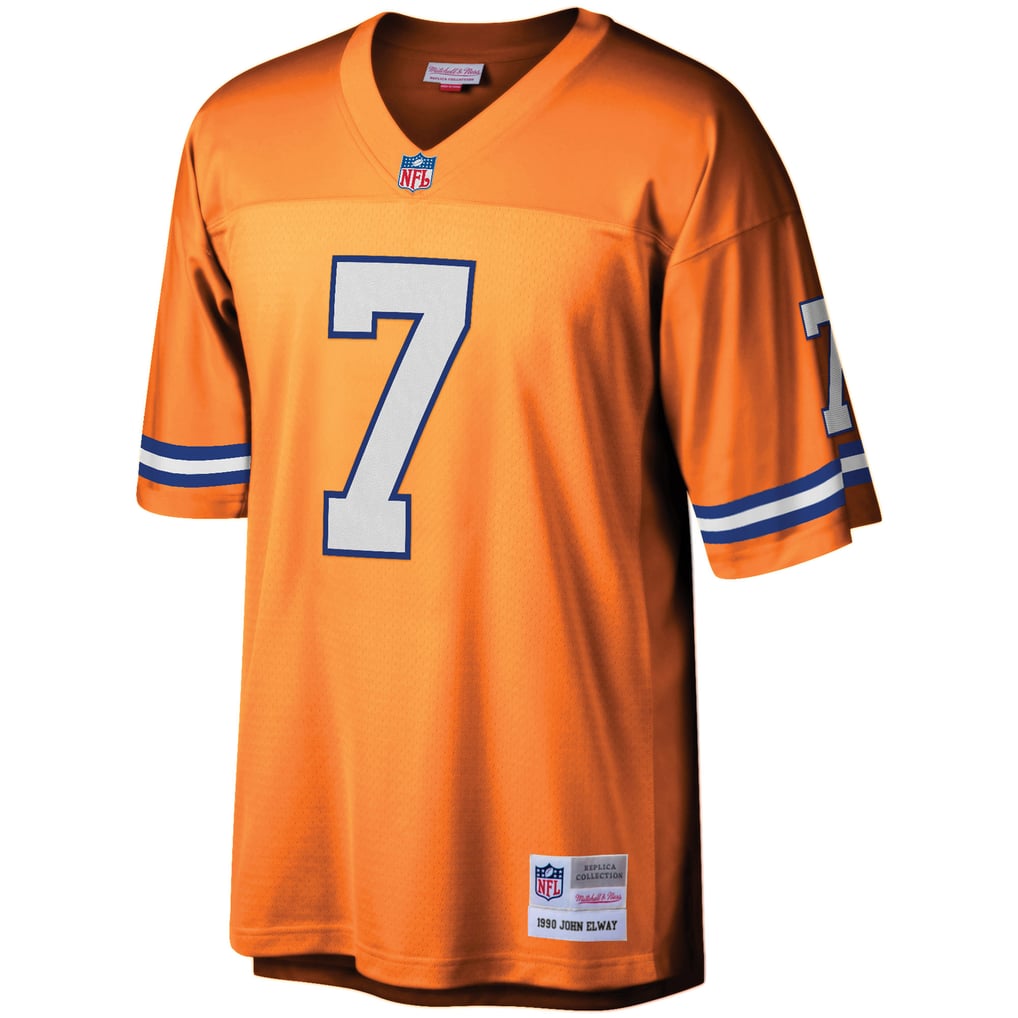 Youth Denver Broncos John Elway Mitchell & Ness Orange 1990 Legacy Retired Player Jersey - Image 3