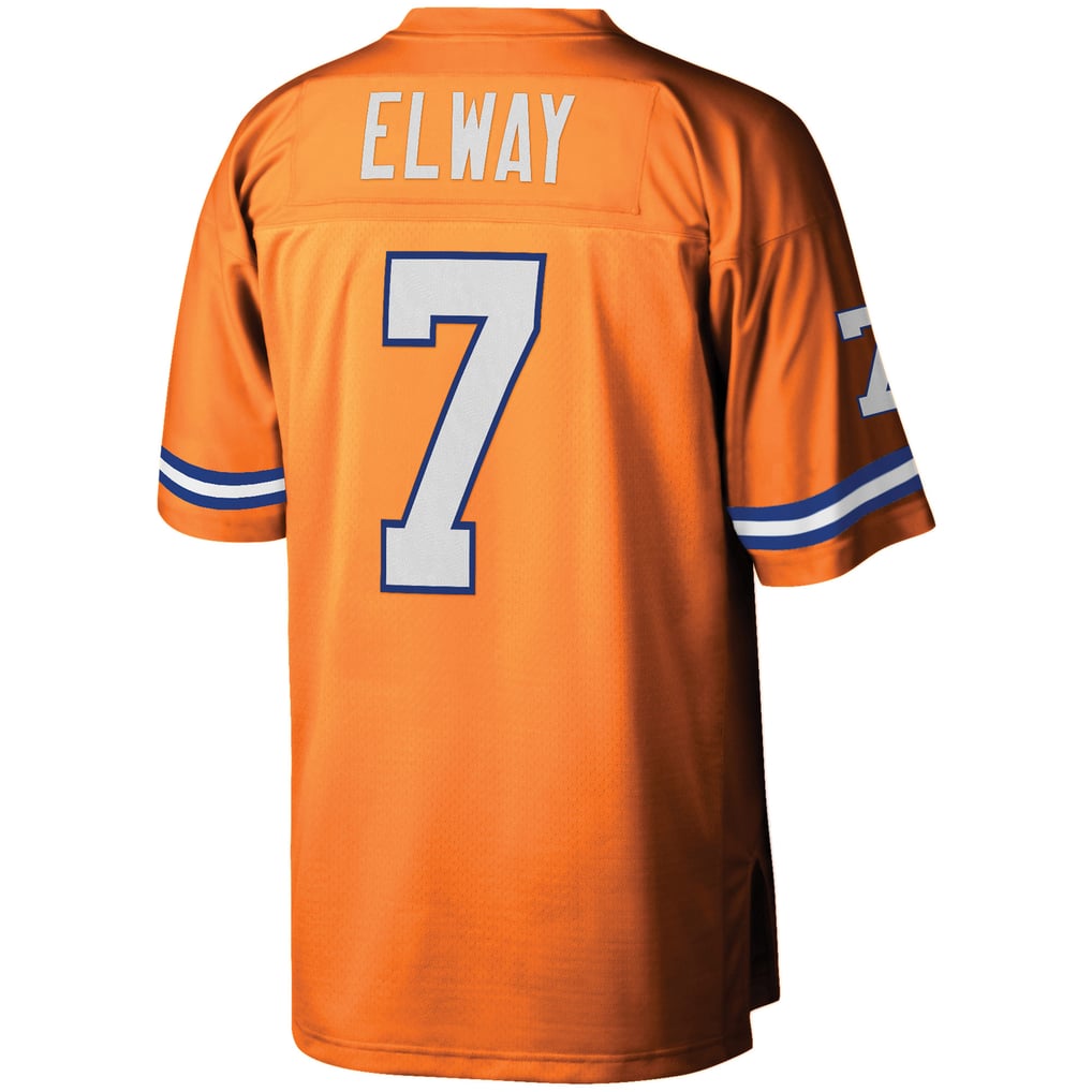 Youth Denver Broncos John Elway Mitchell & Ness Orange 1990 Legacy Retired Player Jersey - Image 4