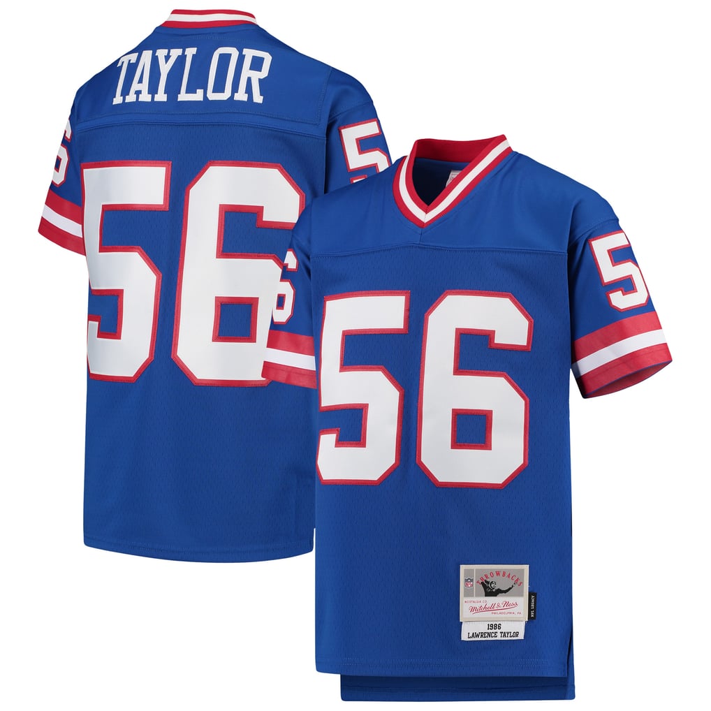 Youth New York Giants Lawrence Taylor Mitchell & Ness Royal 1986 Legacy Retired Player Jersey - Image 1