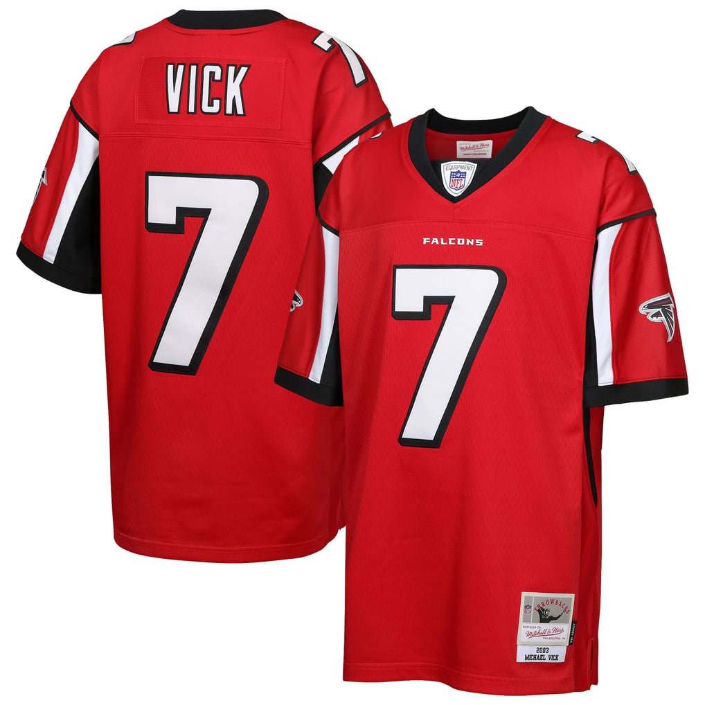 Youth Atlanta Falcons Michael Vick Mitchell & Ness Red 2003 Legacy Retired Player Jersey