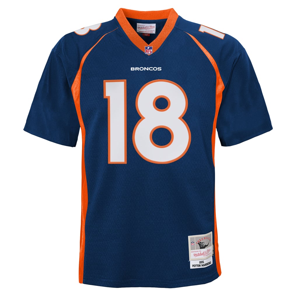 Youth Denver Broncos Peyton Manning Mitchell & Ness Navy 2015 Retired Player Legacy Jersey - Image 3
