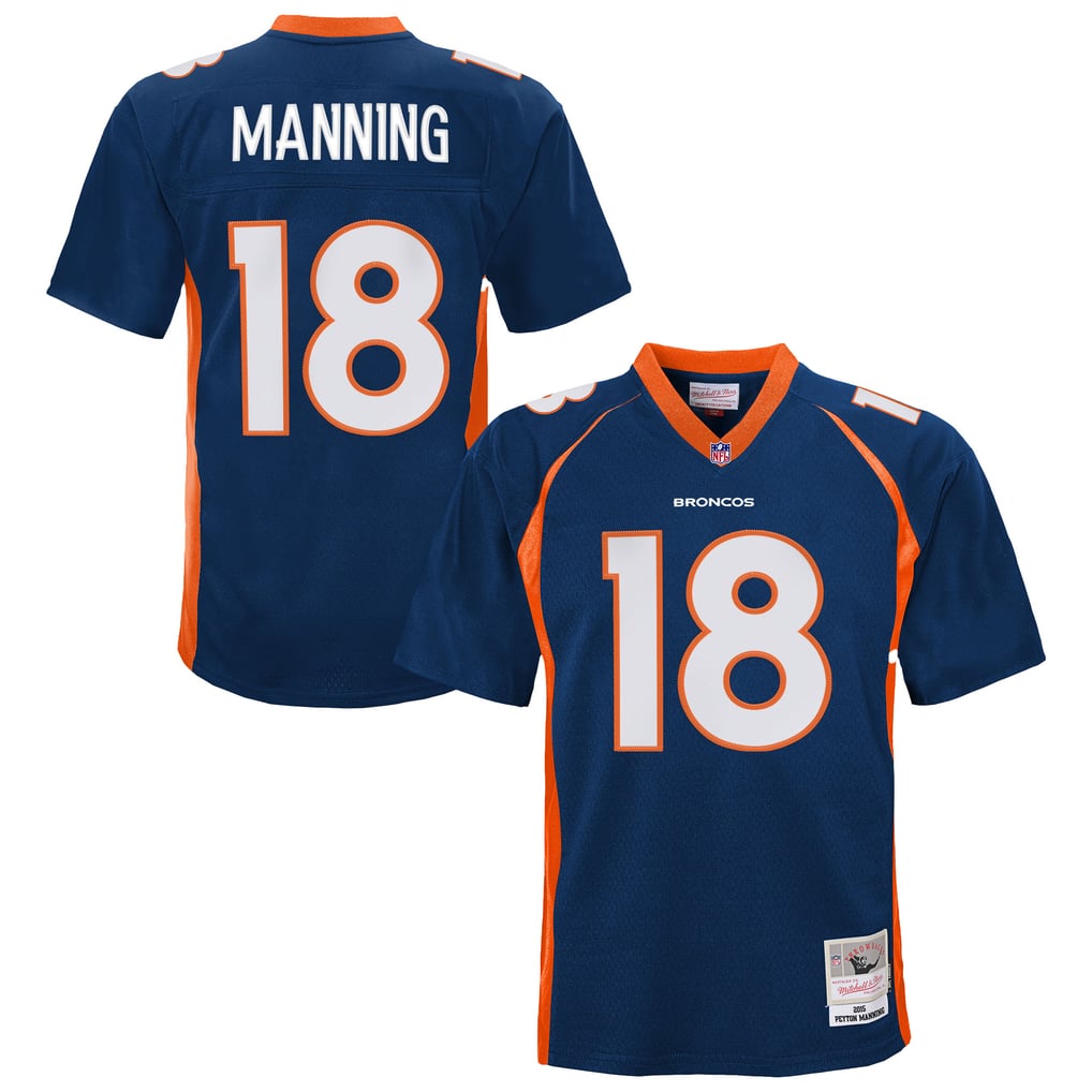 Youth Denver Broncos Peyton Manning Mitchell & Ness Navy 2015 Retired Player Legacy Jersey - Image 1