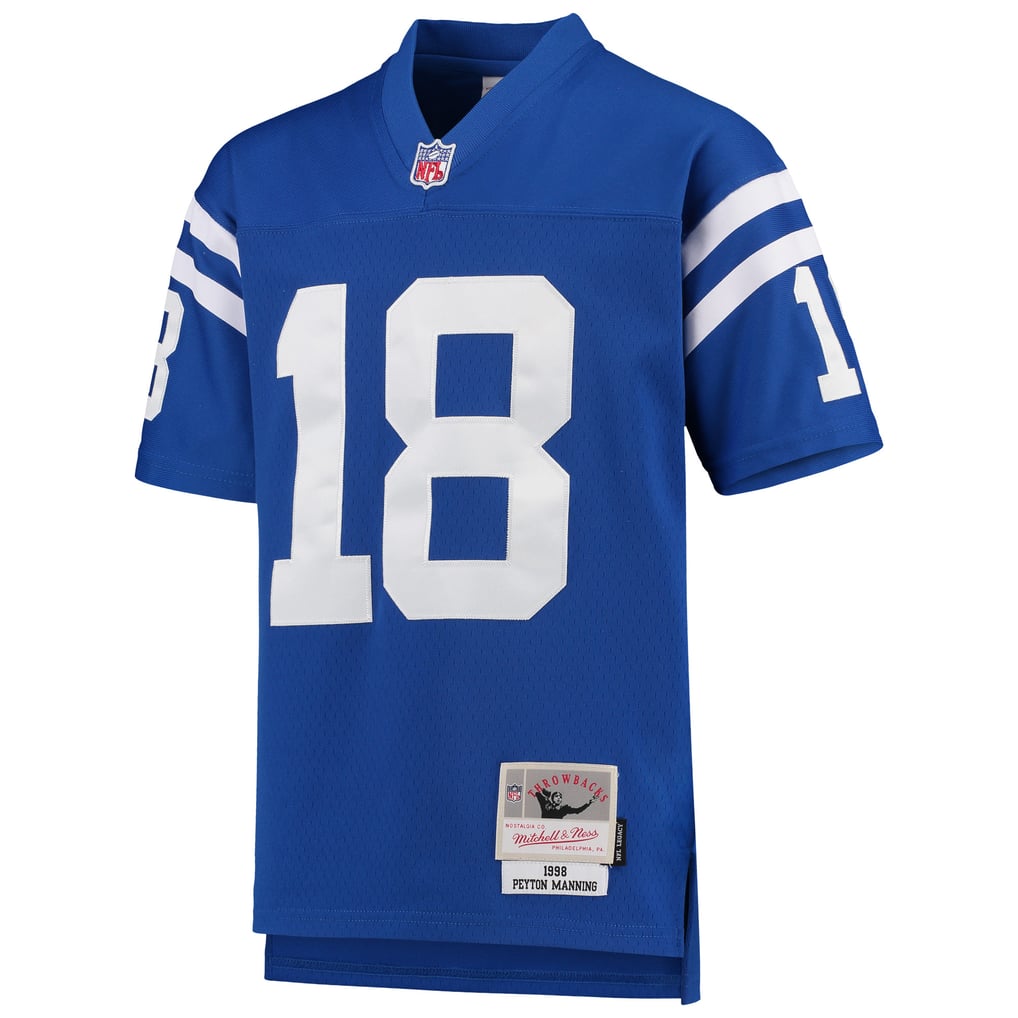 Youth Indianapolis Colts Peyton Manning Mitchell & Ness Royal 1998 Legacy Retired Player Jersey - Image 3