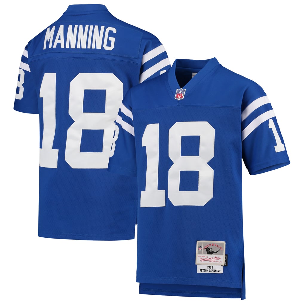 Youth Indianapolis Colts Peyton Manning Mitchell & Ness Royal 1998 Legacy Retired Player Jersey - Image 1