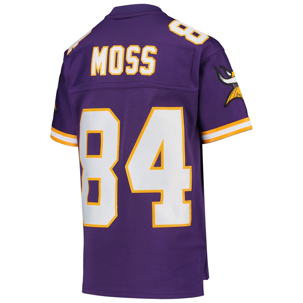 Youth Minnesota Vikings Randy Moss Mitchell & Ness Purple 1998 Legacy Retired Player Jersey - Image 4