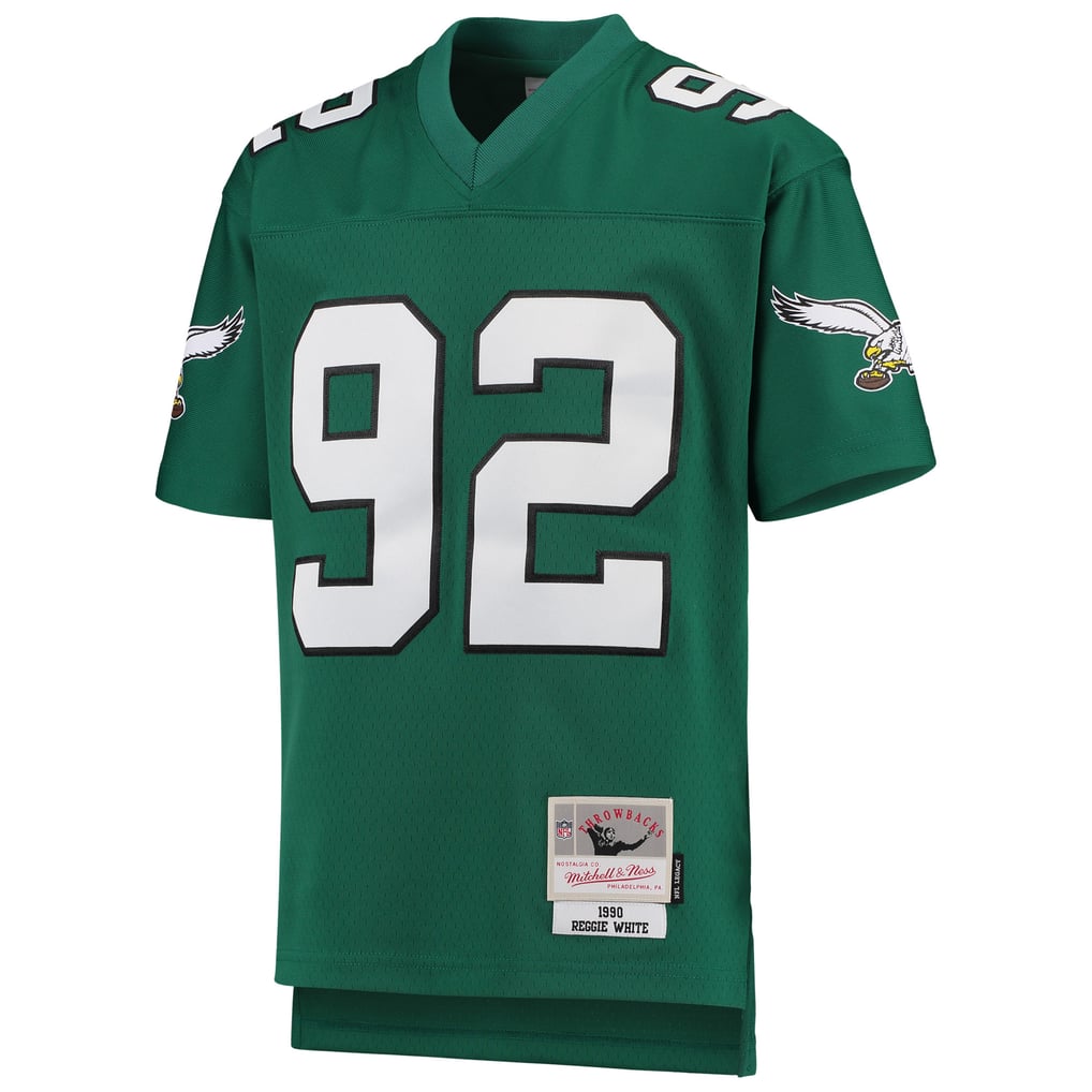 Youth Philadelphia Eagles Reggie White Mitchell & Ness Green 1990 Legacy Retired Player Jersey - Image 3