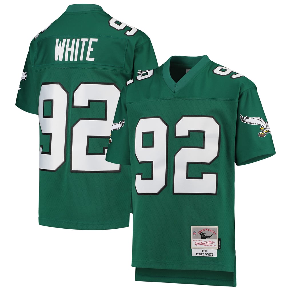 Youth Philadelphia Eagles Reggie White Mitchell & Ness Green 1990 Legacy Retired Player Jersey - Image 1
