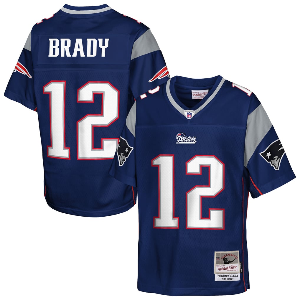 Youth New England Patriots Tom Brady Mitchell & Ness Navy Legacy Retired Player Jersey - Image 2