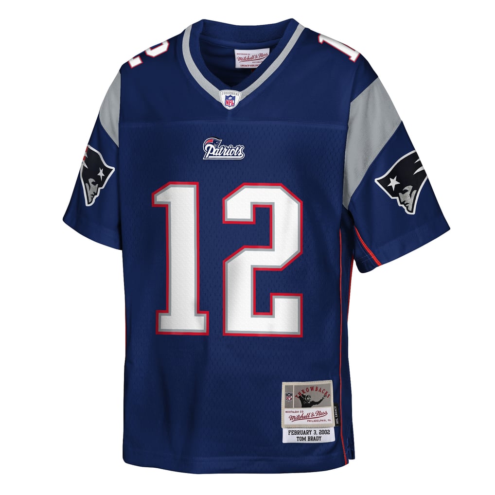 Youth New England Patriots Tom Brady Mitchell & Ness Navy Legacy Retired Player Jersey - Image 3