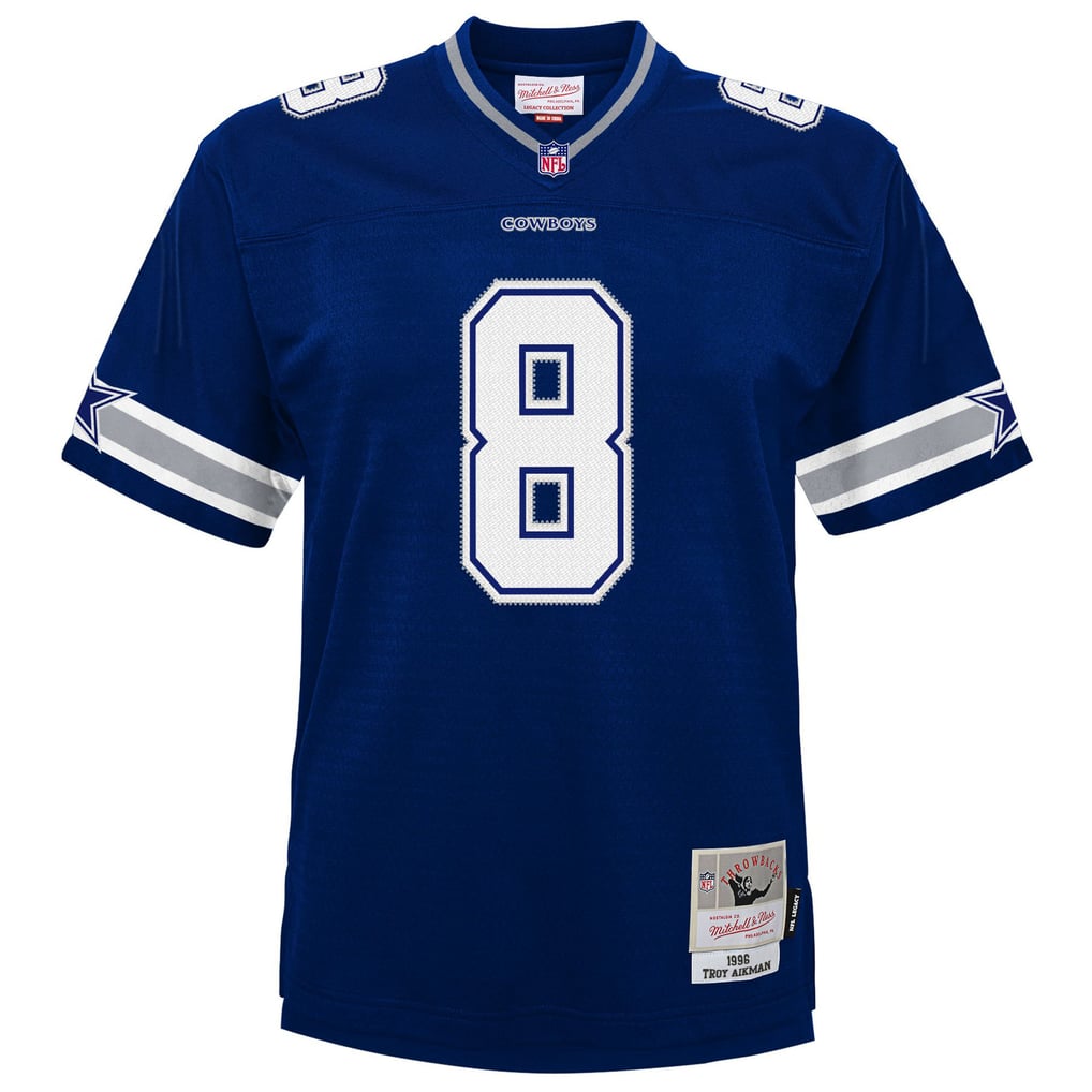 Youth Dallas Cowboys Troy Aikman Mitchell & Ness Navy 1996 Legacy Jersey - Image 3