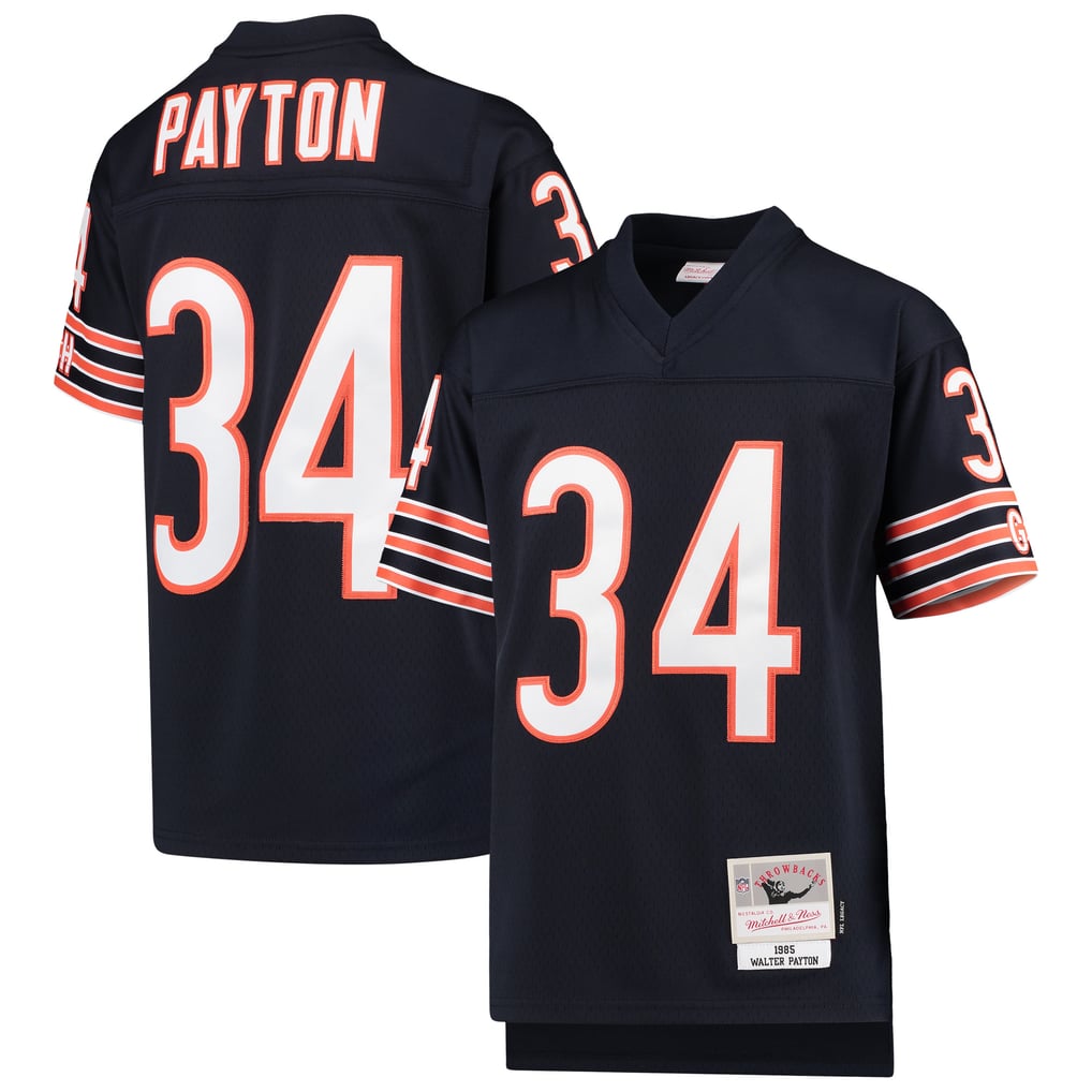 Youth Chicago Bears Walter Payton Mitchell & Ness Navy 1985 Legacy Retired Player Jersey - Image 2