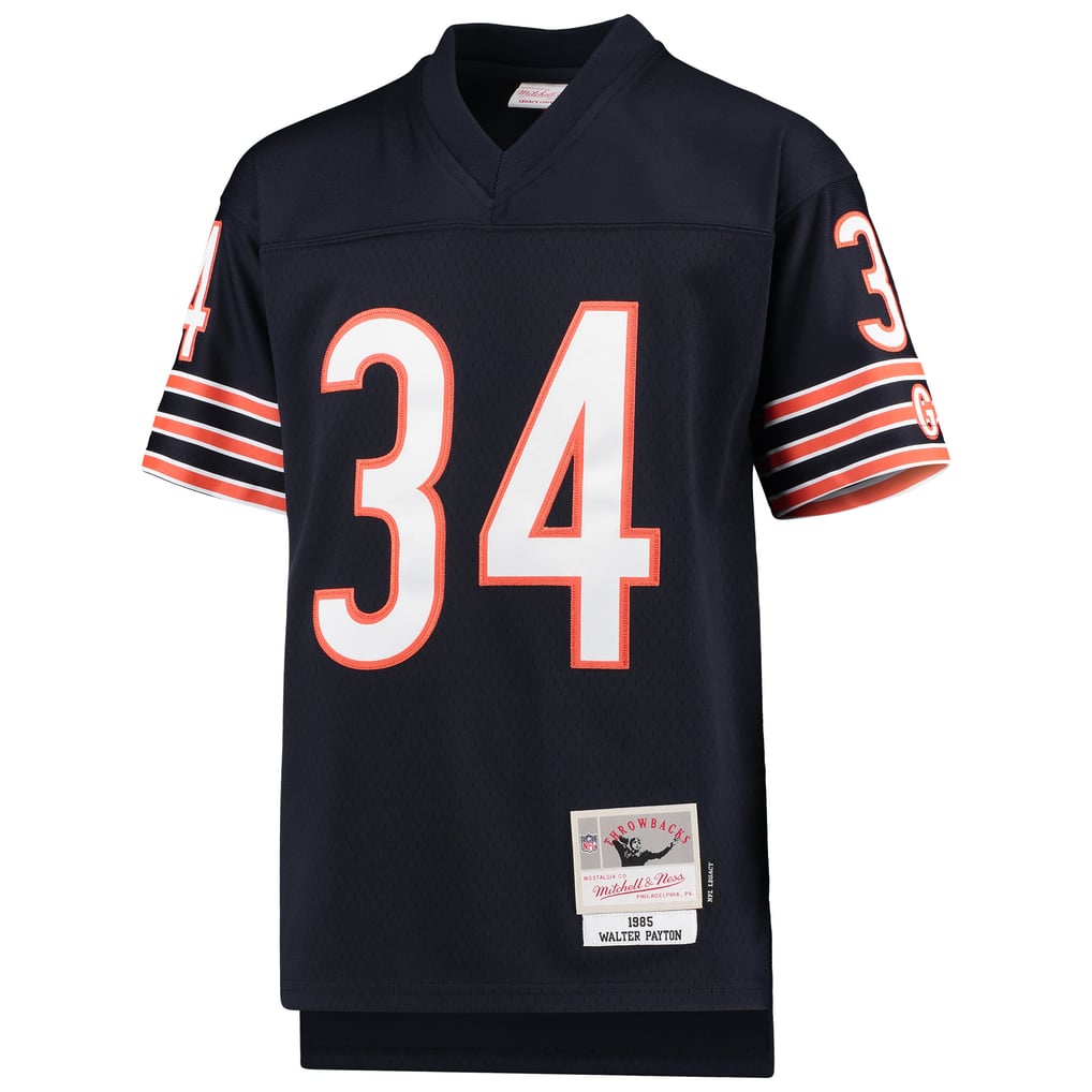 Youth Chicago Bears Walter Payton Mitchell & Ness Navy 1985 Legacy Retired Player Jersey - Image 3