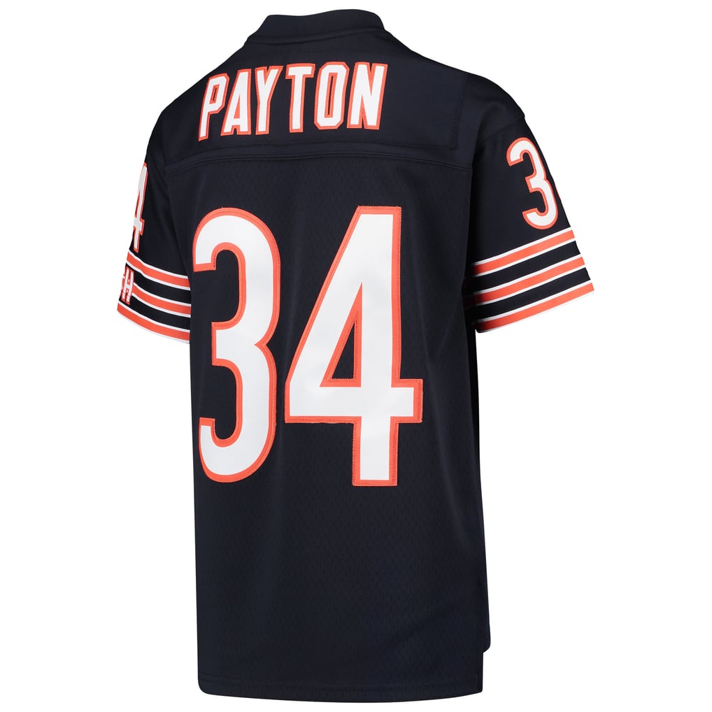 Youth Chicago Bears Walter Payton Mitchell & Ness Navy 1985 Legacy Retired Player Jersey - Image 4