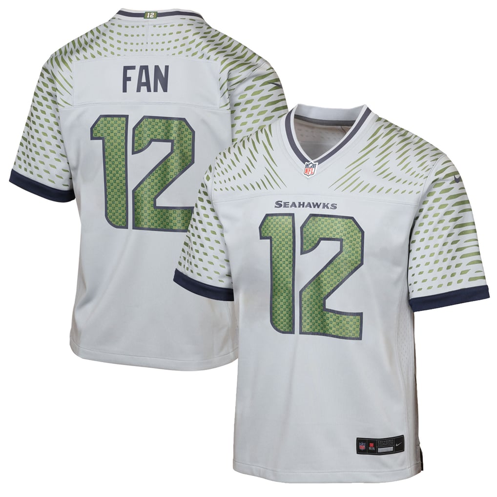 Youth Seattle Seahawks 12s Nike Gray Rivalries Collection Game Jersey - Image 2
