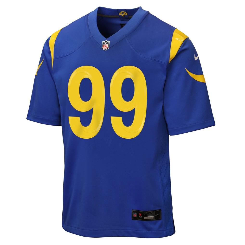 Youth Los Angeles Rams Aaron Donald Nike Royal Game Jersey - Image 3