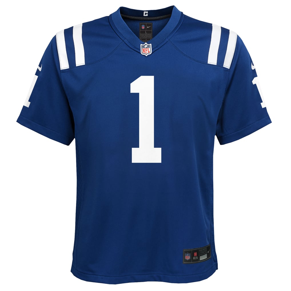 Youth Indianapolis Colts Ahmad Sauce Gardner Nike Blue Home Game Jersey - Image 3