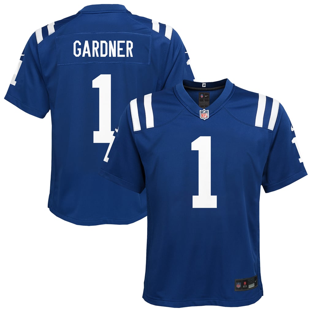 Youth Indianapolis Colts Ahmad Sauce Gardner Nike Blue Home Game Jersey - Image 1