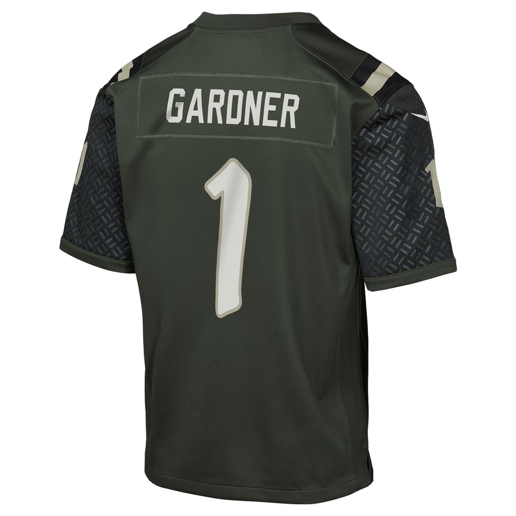 Youth New York Jets Ahmad Sauce Gardner Nike Green Rivalries Collection Game Jersey - Image 4